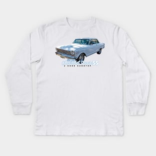 1963 Chevrolet Nova SS 2 Door Hardtop Kids Long Sleeve T-Shirt